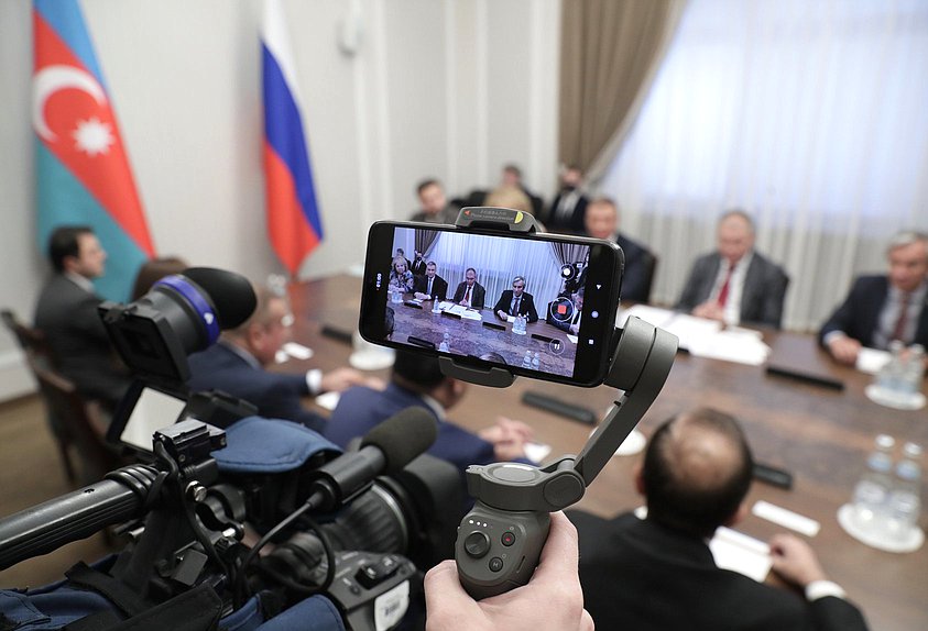 Встреча депутатов Государственной Думы с членами Милли Меджлиса Азербайджанской Республики