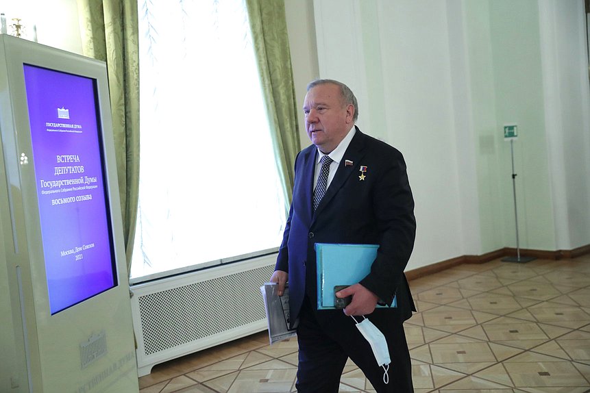 Избранный депутат Государственной Думы VIII созыва, Председатель Комитета по обороне Государственной Думы VII созыва Владимир Шаманов