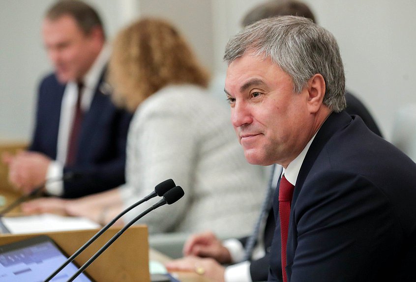 Председатель Государственной Думы Вячеслав Володин
