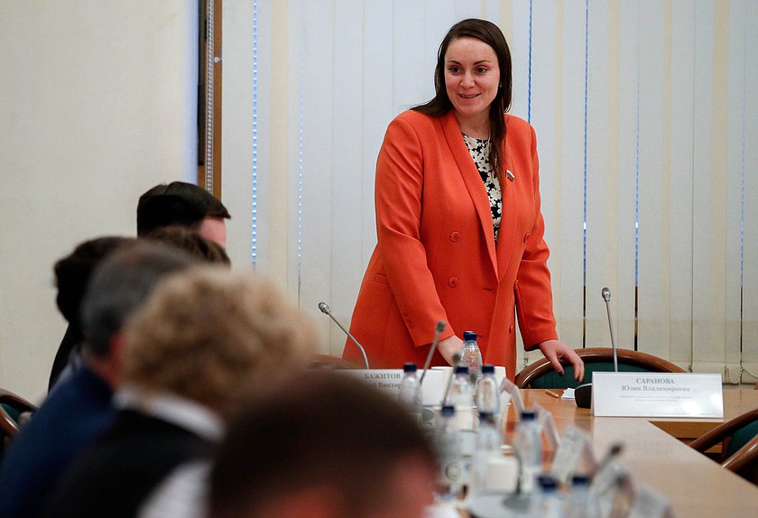 Заместитель Председателя Комитета по молодежной политике Юлия Саранова