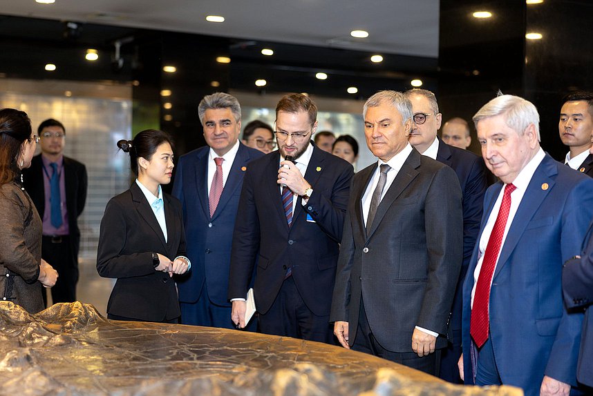 维亚切斯拉夫·沃洛金国家杜马主席和国家杜马代表团成员。北京城市规划展览中心