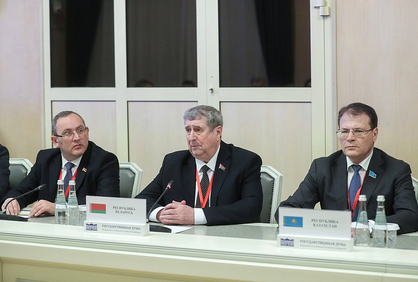 Meeting of Chairman of the State Duma Vyacheslav Volodin and delegation of international observers representing the Interparliamentary Assembly of Member Nations of the Commonwealth of Independent States