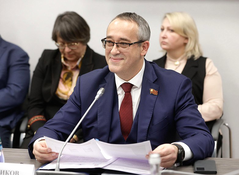 Председатель Московской городской Думы Алексей Шапошников. Заседание Комиссии Совета законодателей по координации законотворческой деятельности и мониторингу законодательства