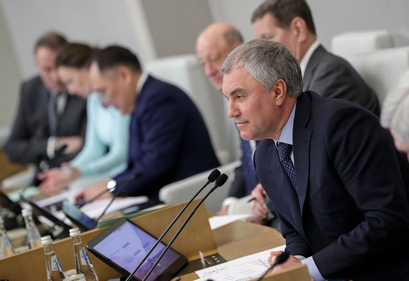 Председатель Государственной Думы Вячеслав Володин