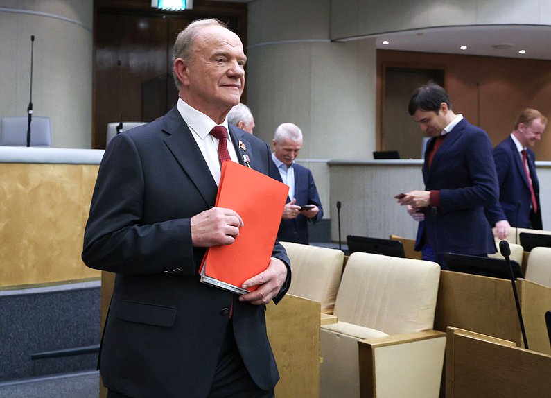 Руководитель фракции КПРФ Геннадий Зюганов