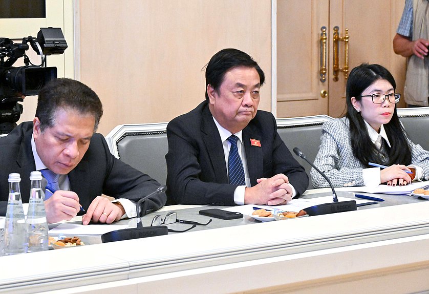 Meeting of First Deputy Chairman of the State Duma Ivan Melnikov and Deputy Chairman of the National Assembly of the Socialist Republic of Vietnam Lê Minh Hoan