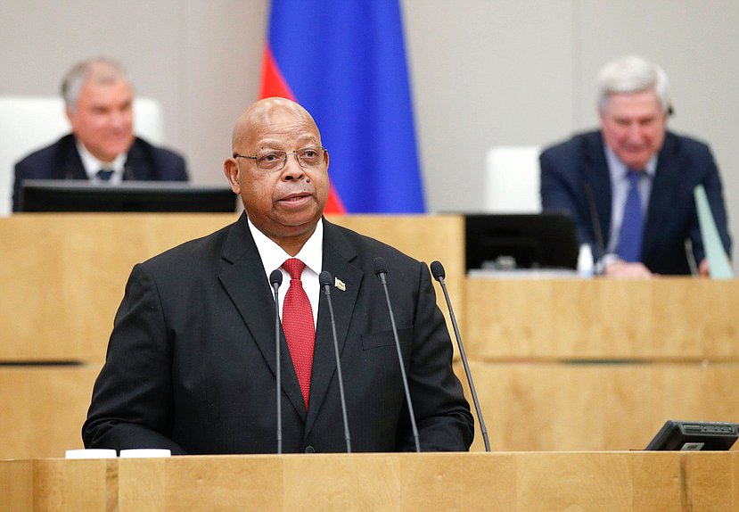 Спикер Национального Собрания Республики Зимбабве Джейкоб Муденда