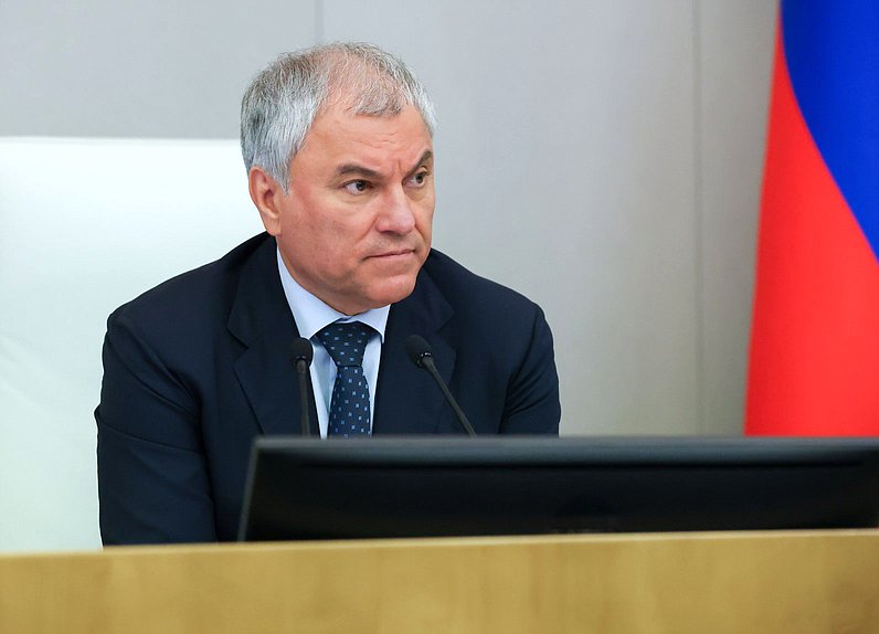 Председатель Государственной Думы Вячеслав Володин