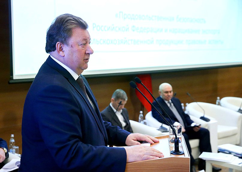 Председатель Комитета по аграрным вопросам Владимир Кашин