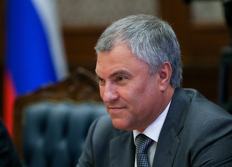 Chairman of the State Duma Viacheslav Volodin