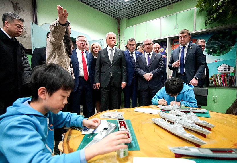 Visita oficial del Jefe de la Duma Estatal, Vyacheslav Volodin, a la República Popular China. Segundo día