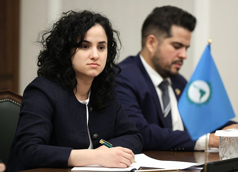 First Deputy Chairman of the State Duma Ivan Melnikov met with the delegation of the Latin American and Caribbean Parliament (PARLATINO) headed by its President Rolando Miguel González Patricio