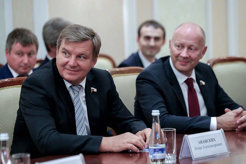 Meeting of Chairman of the State Duma Viacheslav Volodin and Chairwoman of the Senate of the Oliy Majlis of the Republic of Uzbekistan Tanzila Norbaeva