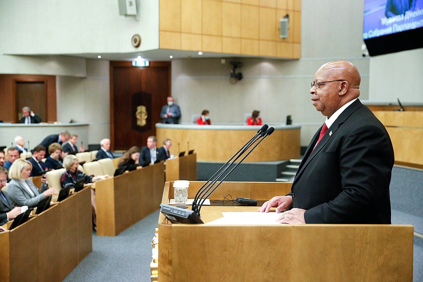 Спикер Национального Собрания Республики Зимбабве Джейкоб Муденда