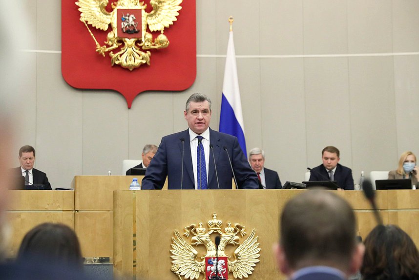 Председатель Комитета по международным делам Леонид Слуцкий