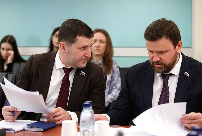 Члены Комитета по энергетике Борис Гладких и Юрий Станкевич