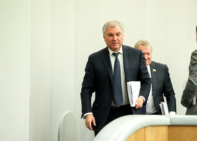 Председатель Государственной Думы Вячеслав Володин