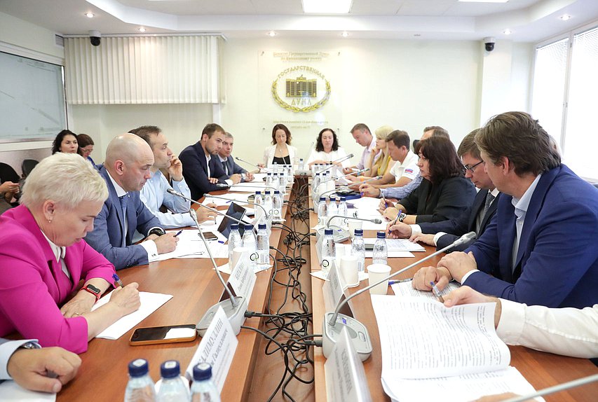 Заседание рабочей группы Комитета по физической культуре и спорту по рассмотрению в Государственной Думе проектов федеральных бюджетов и их корректировке на очередной финансовый и плановый год