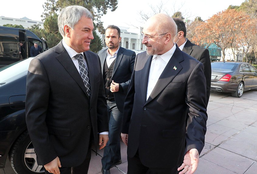 Meeting of Chairman of the State Duma Vyacheslav Volodin and Speaker of the Islamic Consultative Assembly of the Islamic Republic of Iran Mohammad Bagher Ghalibaf