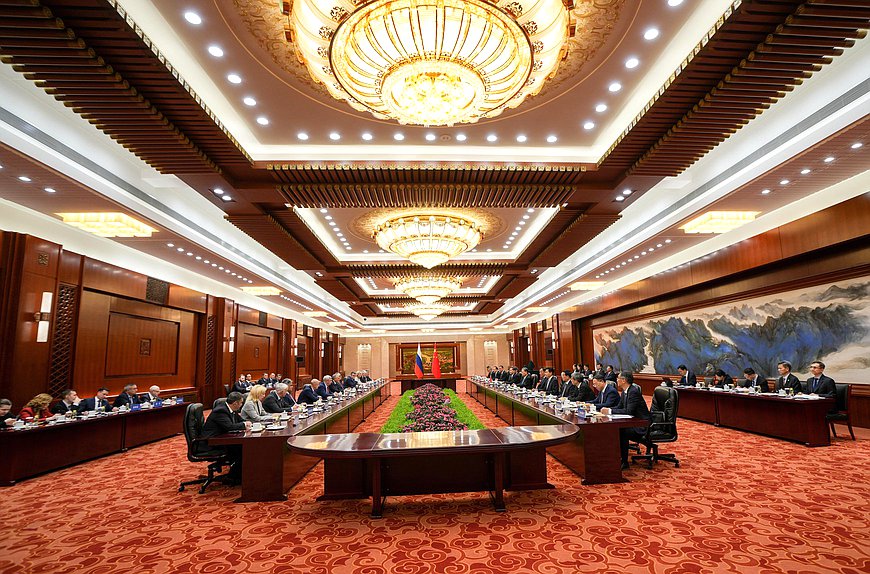 Visita oficial del Jefe de la Duma Estatal, Vyacheslav Volodin, a la República Popular China