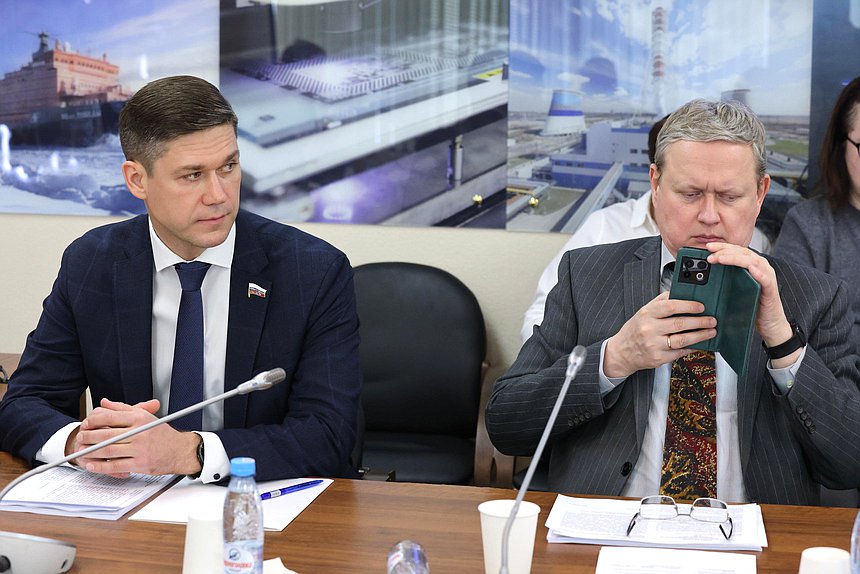 Заместители Председателя Комитета по экономической политике Сергей Алтухов и Михаил Делягин