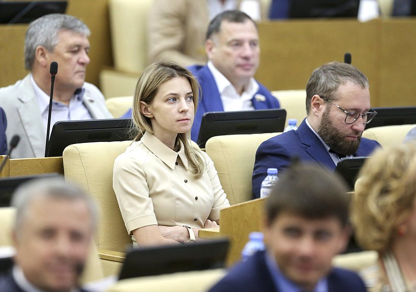 Заместитель Председателя Комитета по безопасности и противодействию коррупции Наталья Поклонская