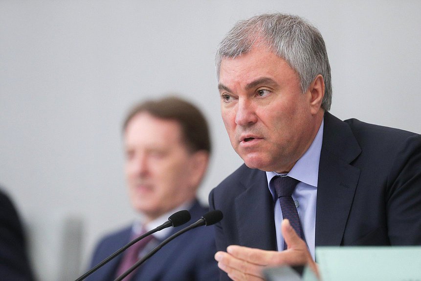 Председатель Государственной Думы Вячеслав Володин