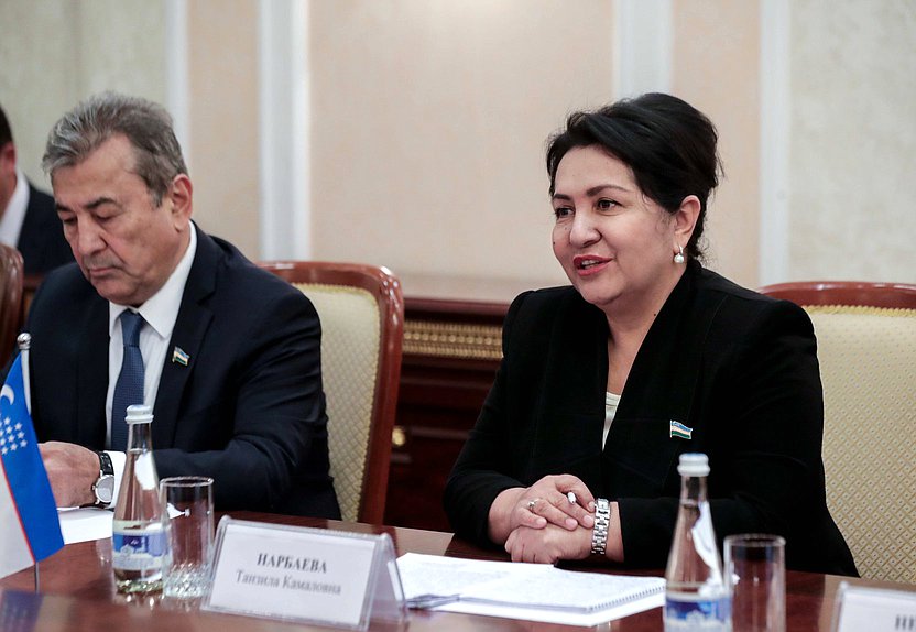 Chairwoman of the Senate of the Oliy Majlis of the Republic of Uzbekistan Tanzila Norbaeva