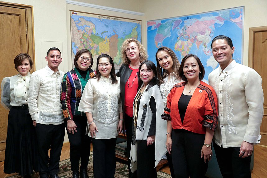 Meeting of Deputy Chairwoman of the State Duma Olga Epifanova with the delegation of the Committee on Foreign Affairs of the House of Representatives of the Congress of the Republic of the Philippines