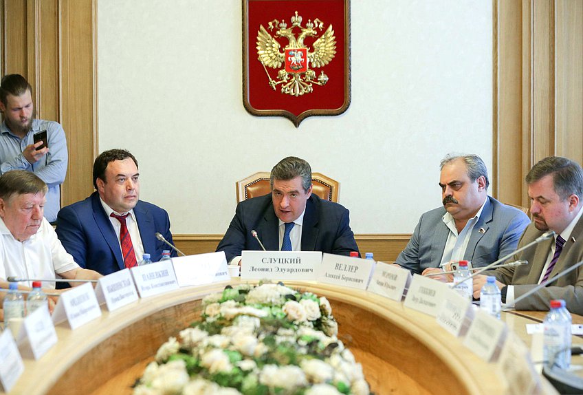 Председатель Комитета по международным делам Леонид Слуцкий