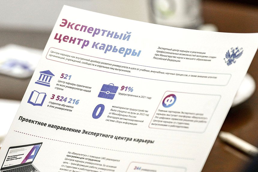 Заседание рабочей группы по вопросам трудоустройства, занятости и профориентации молодежи