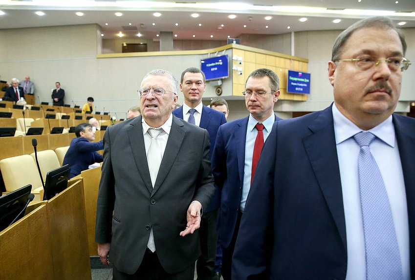 Руководитель фракции ЛДПР Владимир Жириновский