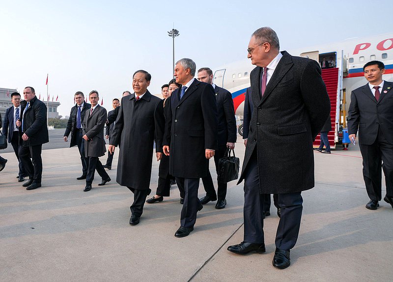 Visita oficial del Jefe de la Duma Estatal, Vyacheslav Volodin, a la República Popular China