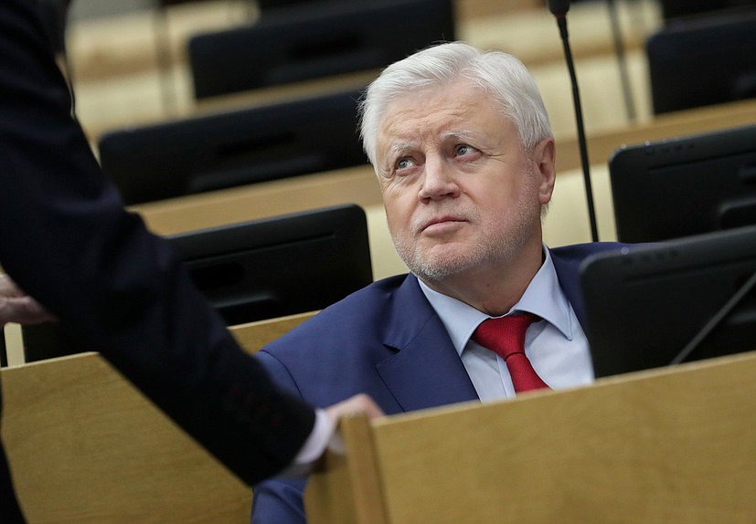 Руководитель фракции «Справедливая Россия — За правду» Сергей Миронов