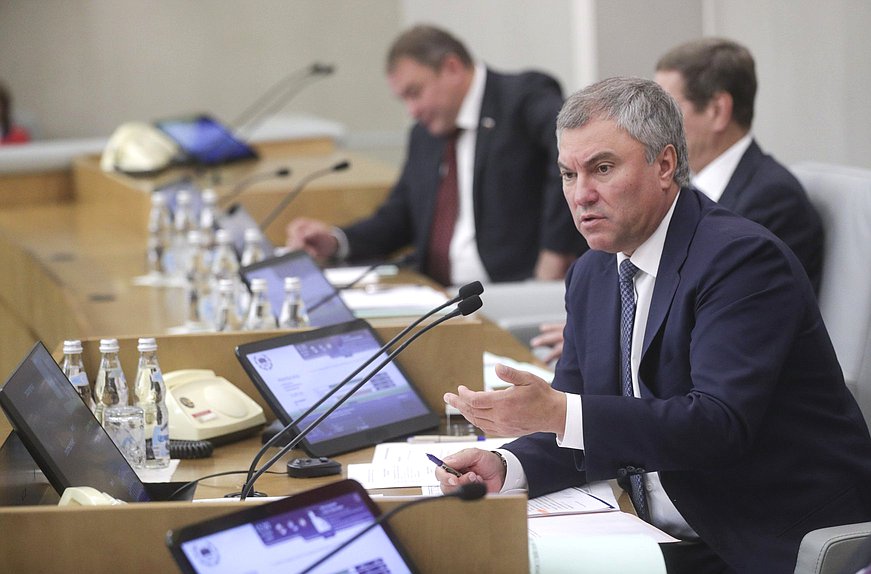 Председатель Государственной Думы Вячеслав Володин
