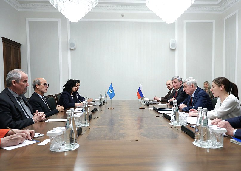 First Deputy Chairman of the State Duma Ivan Melnikov met with the delegation of the Latin American and Caribbean Parliament (PARLATINO) headed by its President Rolando Miguel González Patricio
