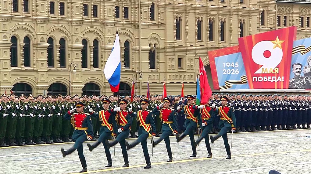 Военный парад в ознаменование 81-й годовщины Победы в Великой Отечественной войне. Фото: пресс-служба Президента РФ