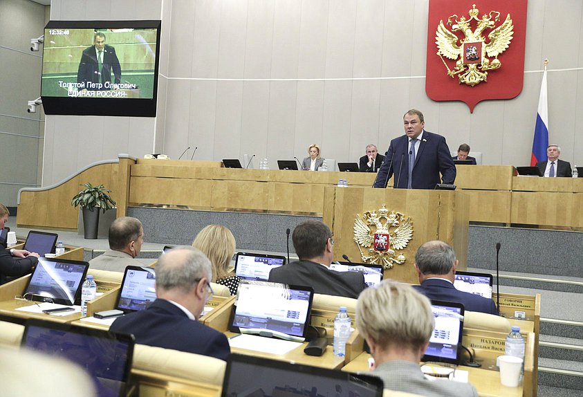 Заместитель Председателя Государственной Думы Петр Толстой