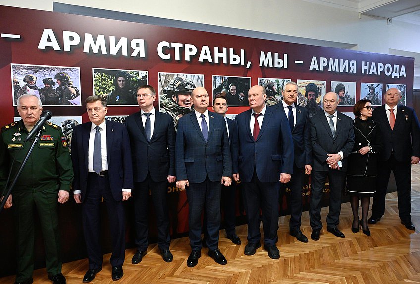 Открытие выставки «Мы — армия страны, мы — армия народа», приуроченной к празднованию Дня защитника Отечества