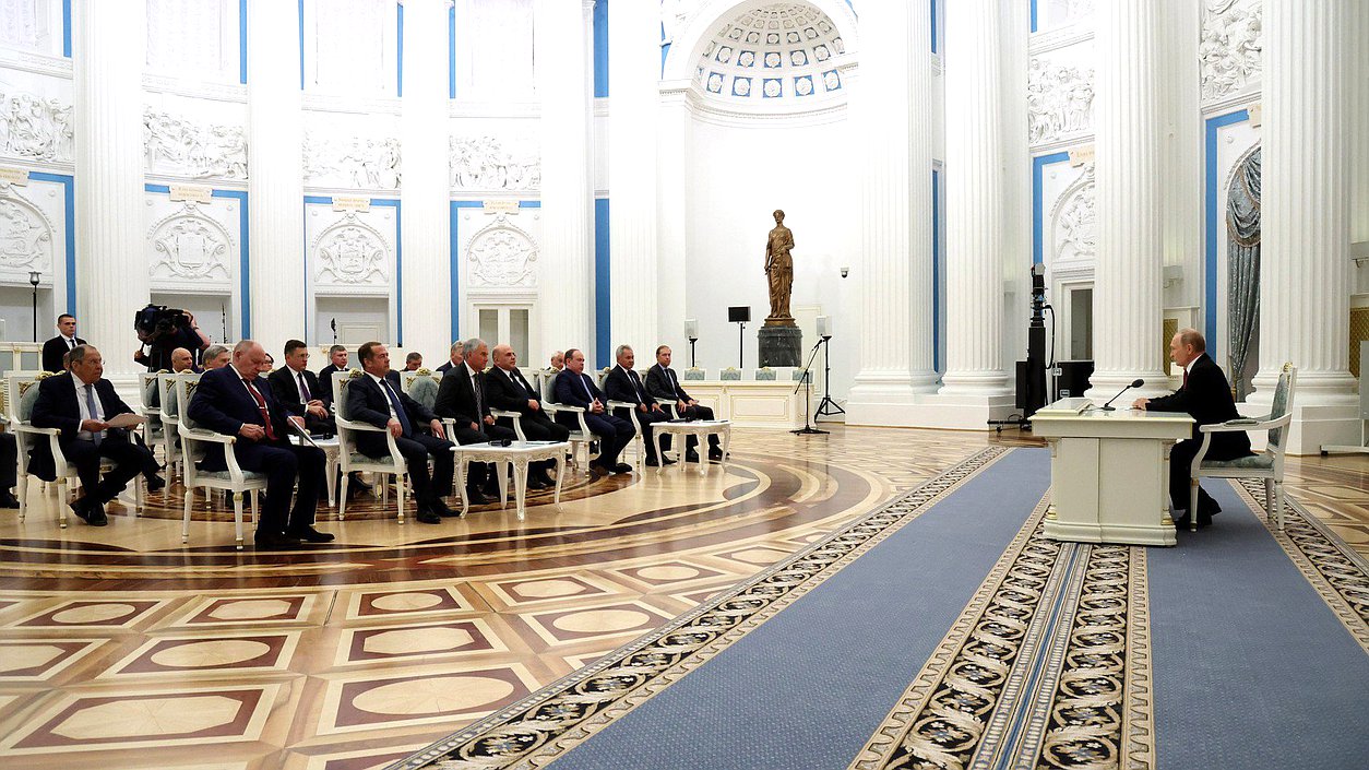 Совещание Президента РФ Владимира Путина по итогам российско-американских переговоров. Фото: kremlin.ru