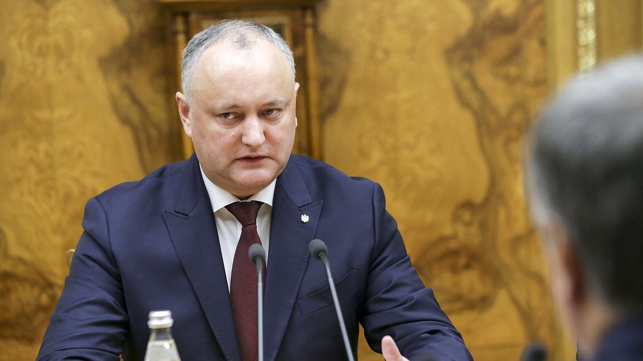 President of the Republic of Moldova Igor Dodon