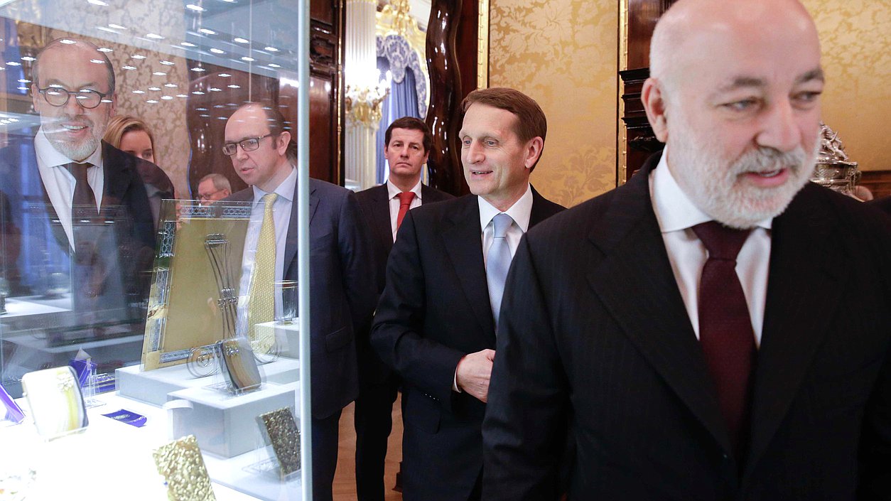 Музей Фаберже. Открытие выставки "Возвращённая история. Материалы из архива Юсуповых".