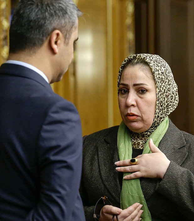 Встреча Председателя Государственной Думы Федерального Собрания Российской Федерации С.Е. Нарышкина с Председателем Палаты депутатов Республики Ирак С.А.Аль Джаббури.