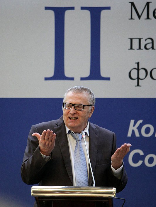 Второй международный парламентский форум. Выступление Владимира Жириновского.