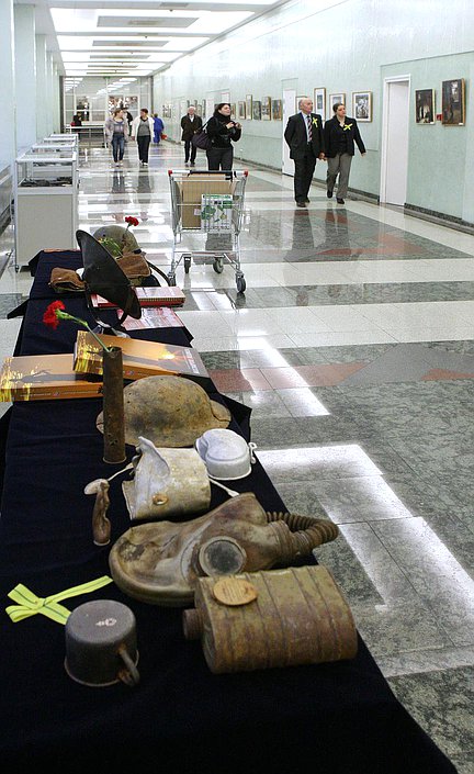 Открытие историко-художественной выставки "Подвиг Ленинграда"