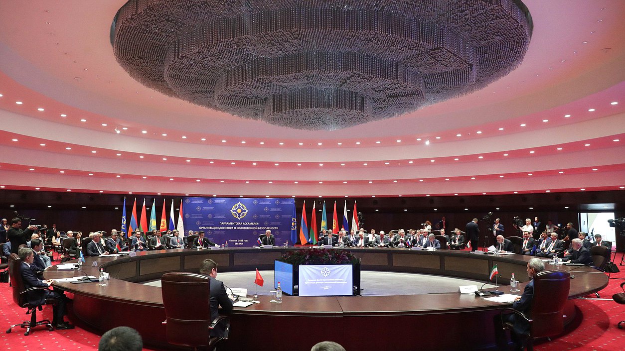 Заседание Совета ПА ОДКБ в Ереване