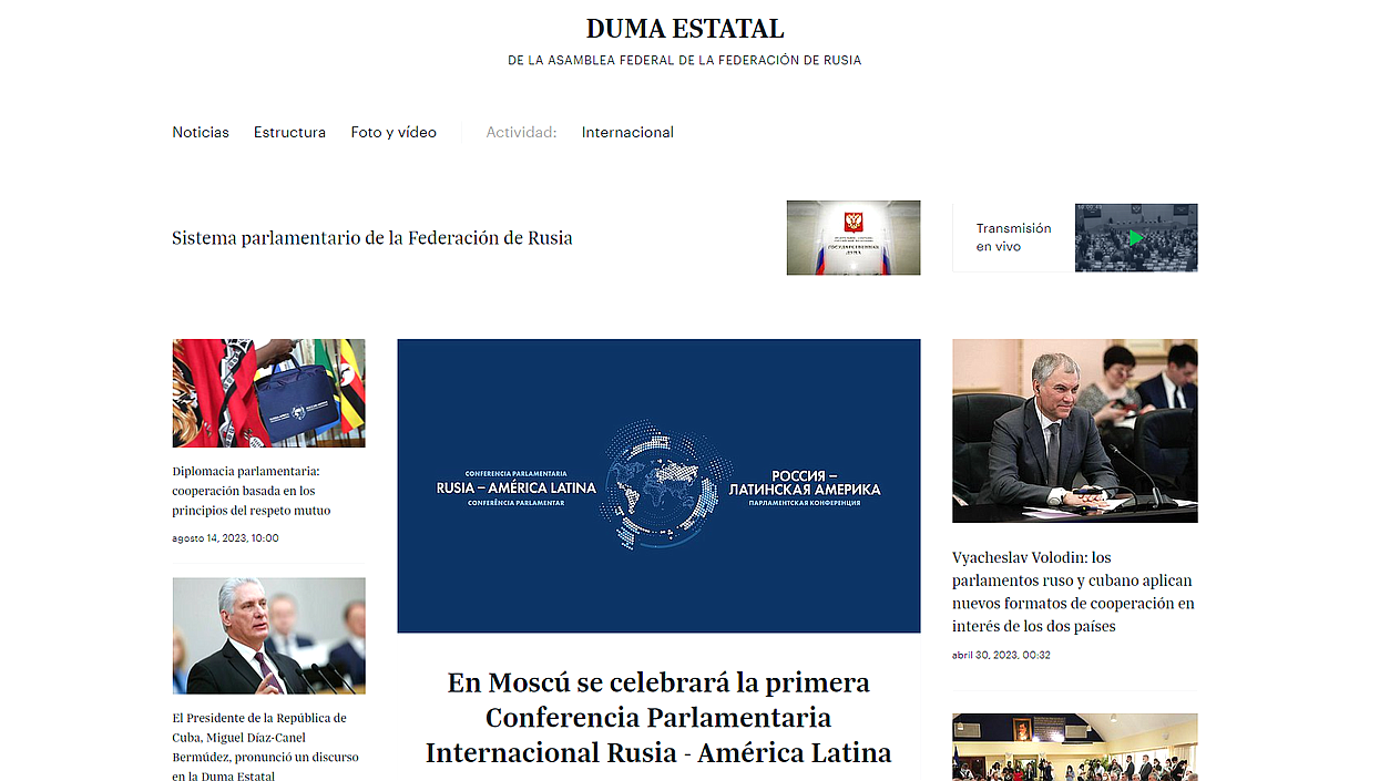 Spanish-language website