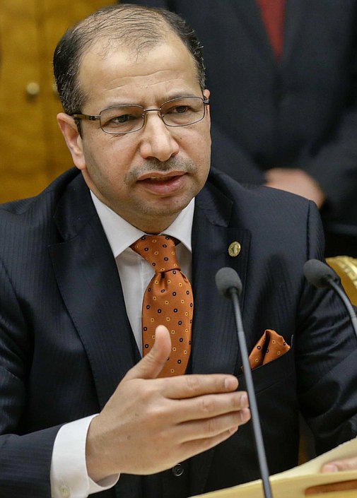 Встреча Председателя Государственной Думы Федерального Собрания Российской Федерации С.Е. Нарышкина с Председателем Палаты депутатов Республики Ирак С.А.Аль Джаббури.