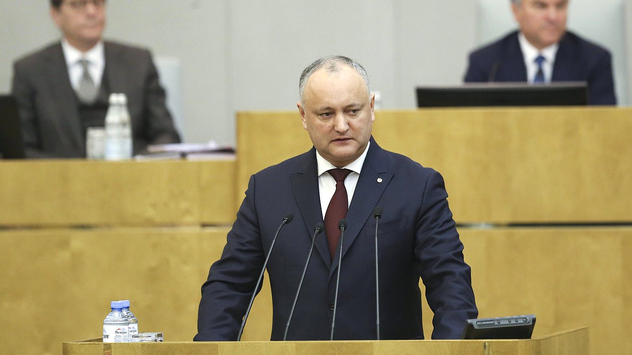 President of the Republic of Moldova Igor Dodon