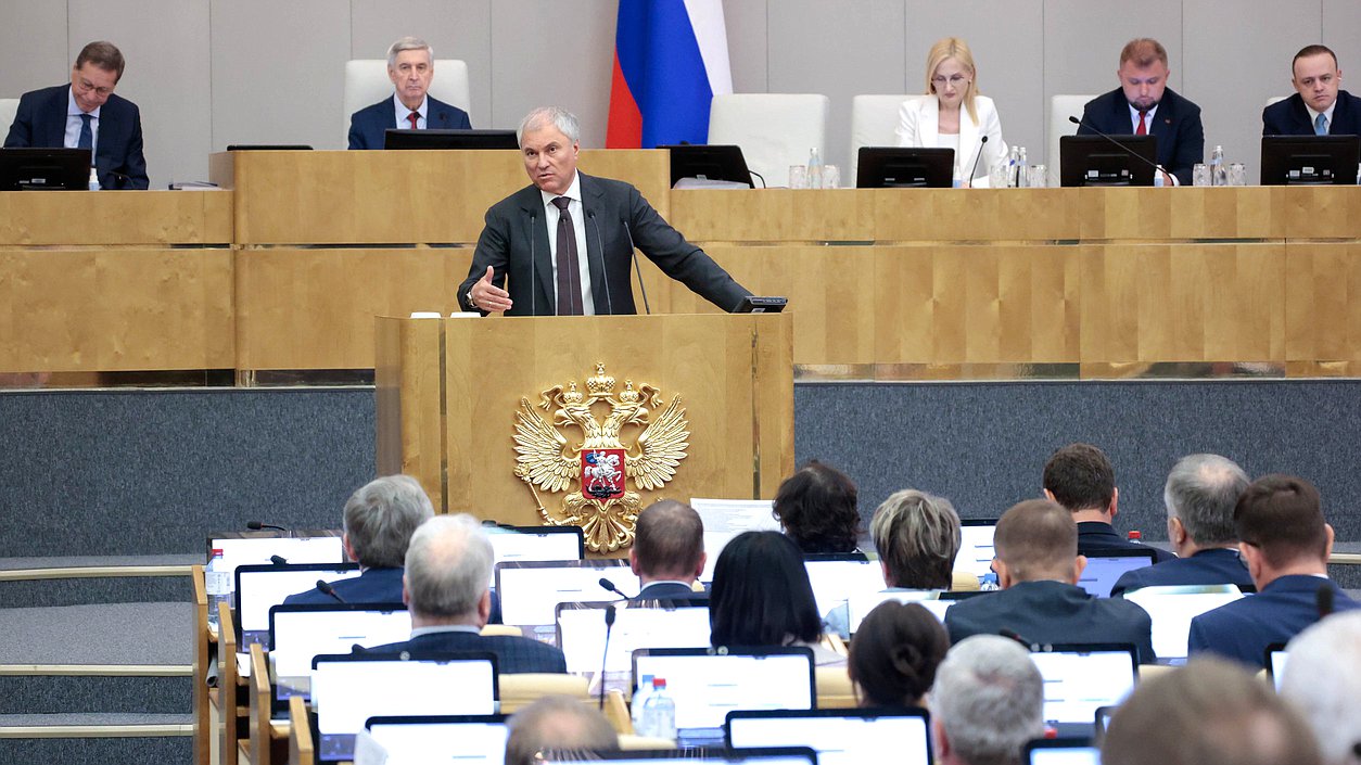 Председатель Государственной Думы Вячеслав Володин